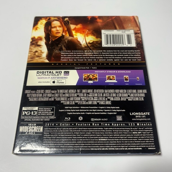 The Hunger Games: Mockingjay – Part 1 Blu-ray and Digital HD - Picture 2 of 3